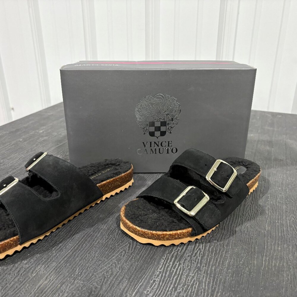 ✨ Vince Camuto Mannissa Wedge Slide Sandals – Size 7 (Brand New!) ✨